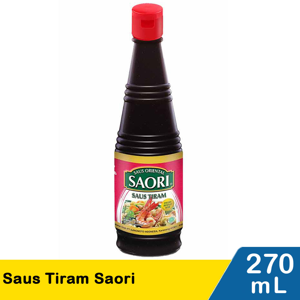 

Saori Saus Tiram Botol 270ml & 133ml & Sachet 23ml | Saos Oriental Oyster Sauce SAORI