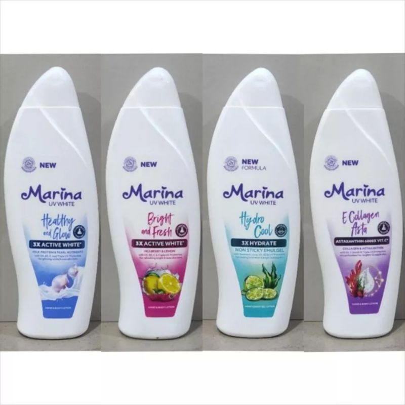UKURAN BESAR MARINA BODY LOTION UV WHITE 460ML