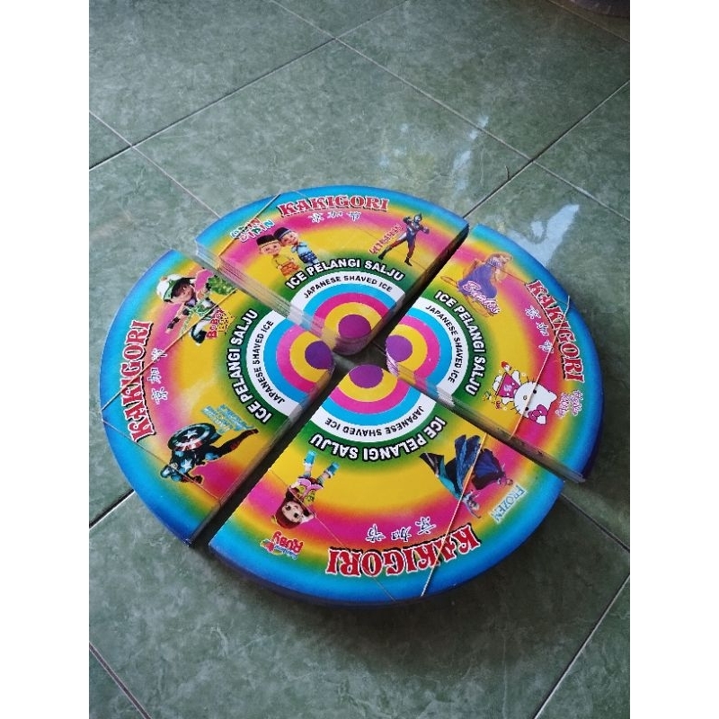 

500 Lembar Kertas Kakigori | Kertas Es Pelangi | Kakigori | Kemasan Es pelangi | Kerucut Es Pelangi