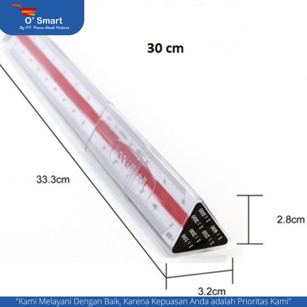 

PENGGARIS PLASTIK SEGITIGA DELI 30CM 8930