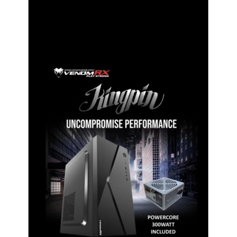 CASING VENOMRX KINGPIN + PSU 300 WATT