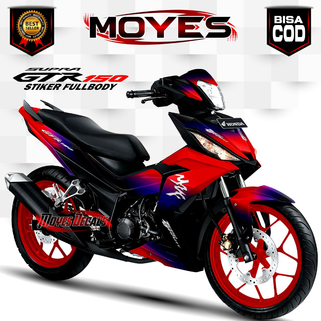 Decal Stiker Supra GTR 150 - Stiker Supra GTR 150 Fullbody MYS112