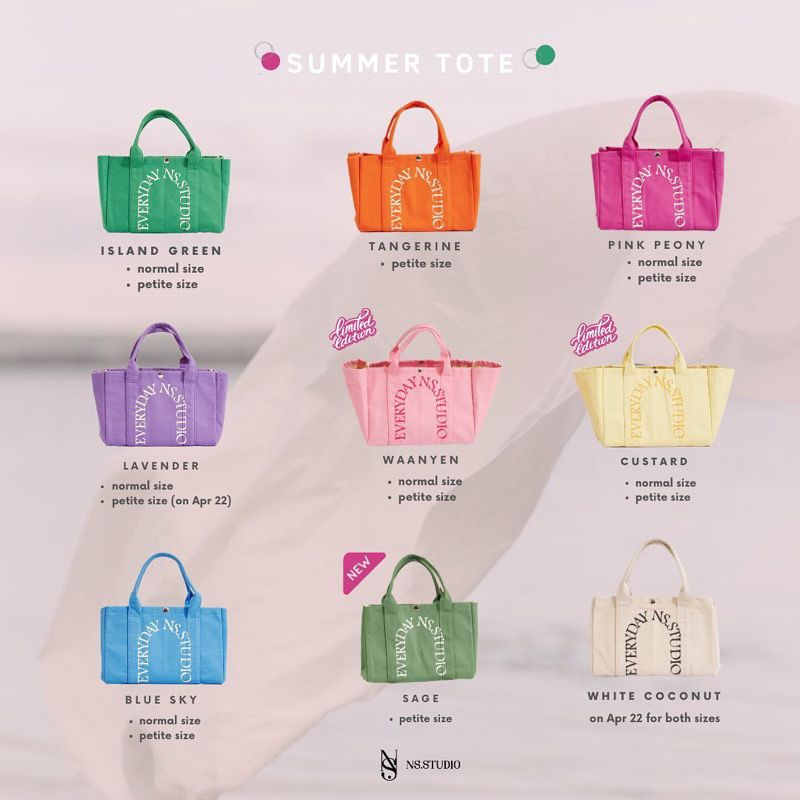 NS Studio Summer Tote Bag