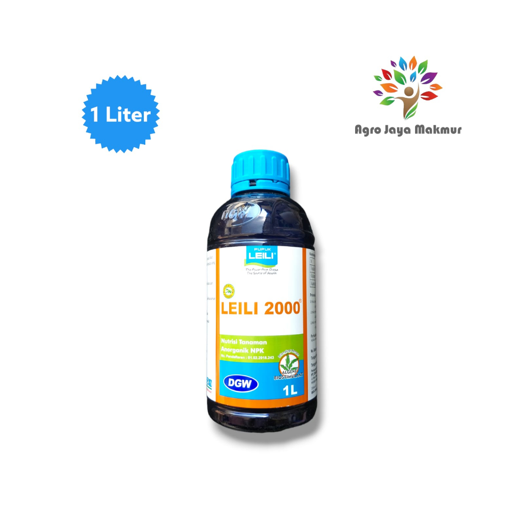 LEILI 2000 1 Liter/pupuk cair nutrisi pelindung tanaman/pupuk dgw/pupuk cair leili 2000/leili dgw 20