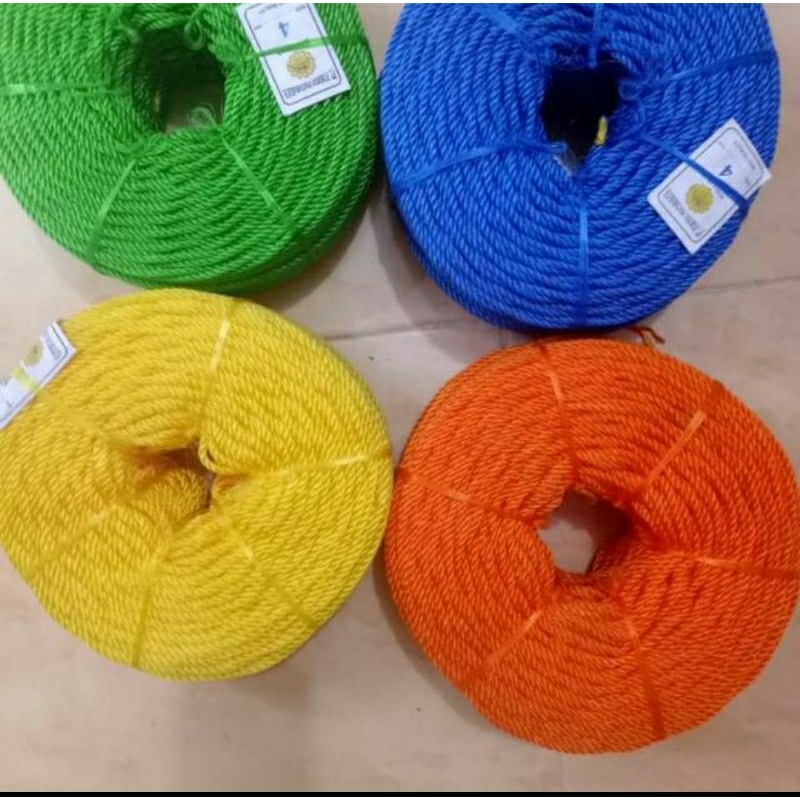 Tali tambang plastik / tali tambang ikat ukuran 4mm tali tambang PE