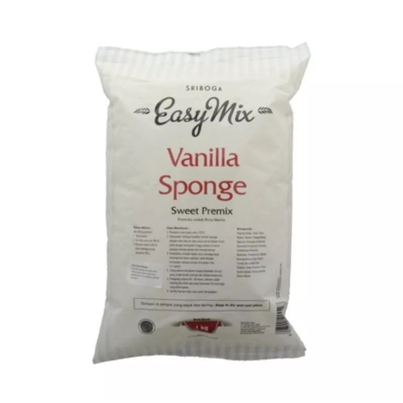 

Easymix Vanilla Sponge 1 Kg | Tepung Premiks
