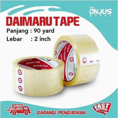 

DAIMARU ISOLASI BENING / LAKBAN OPP / TAPE TRANSPARAN