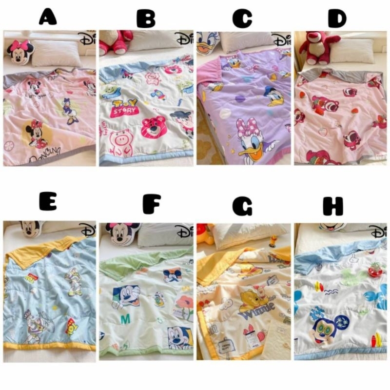 SELIMUT ANAK KARAKTER DISNEY BAHAN KATUN