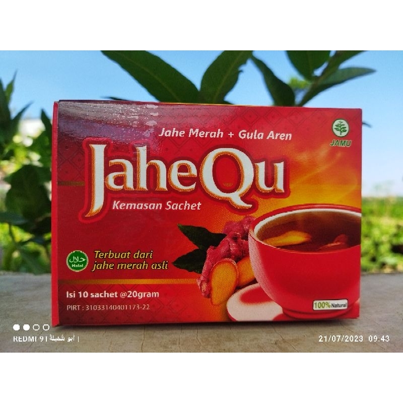 

JAHEQU jahe merah instan plus gula aren