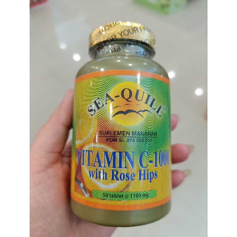 sea quill vitamin c1000 with rose hips  50 tab