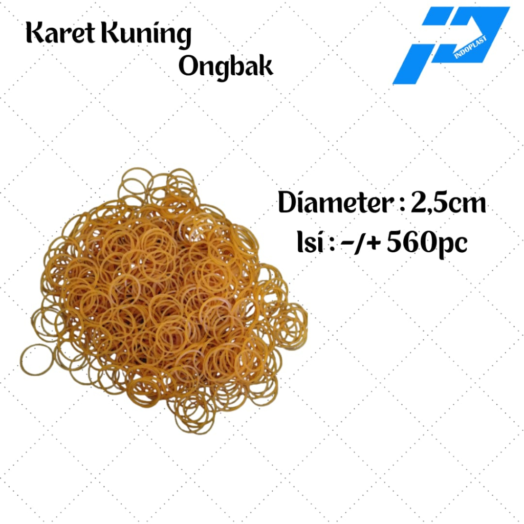 Karet Kuning/Karet Gelang/Karet OngBak 100gr