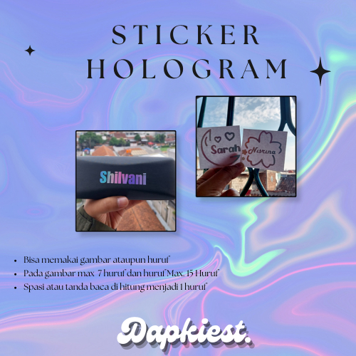 

Stiker Hologram