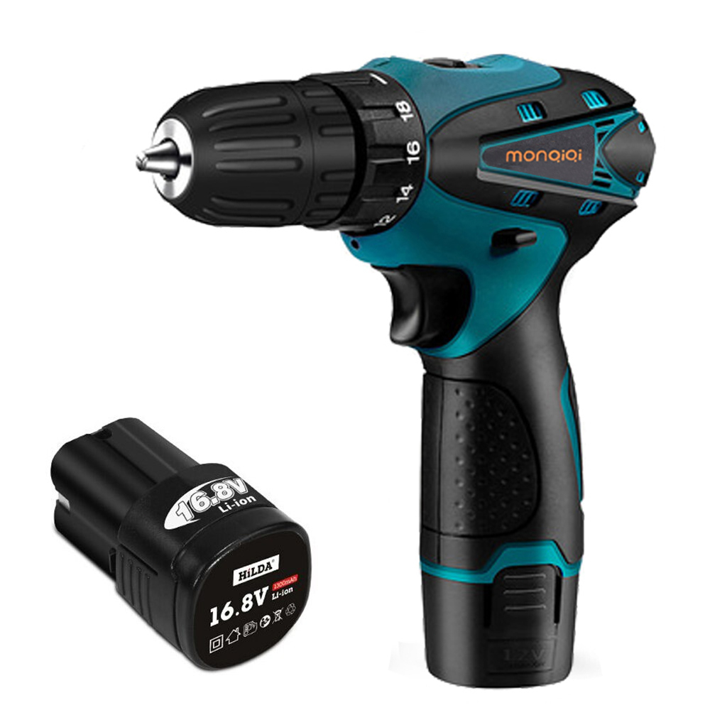 (dalam Stok, Dikirim Dari Jakarta)12 V/3.6 V Obeng Listrik Bor Listrik Lithium Cordless Bor Cordless