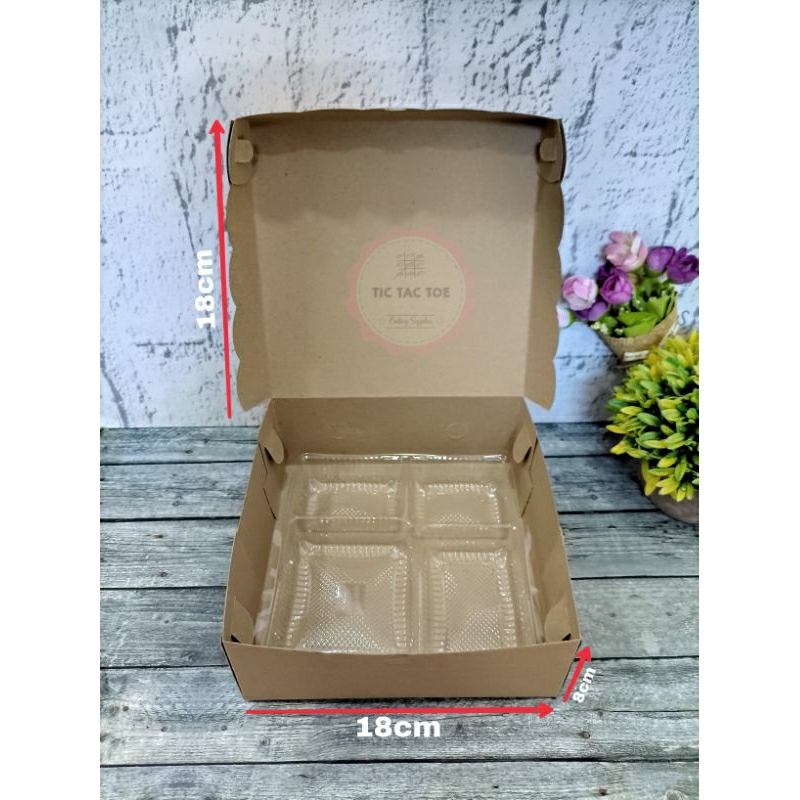 

Box Nasi R8 B-Kraft 310 SPR / Kardus Nasi Mika 4 / Box Nasi Mika Sekat / Dus Nasi/Dos nasi 4 sekat/Dos nasi 18x18/Dus nasi 10