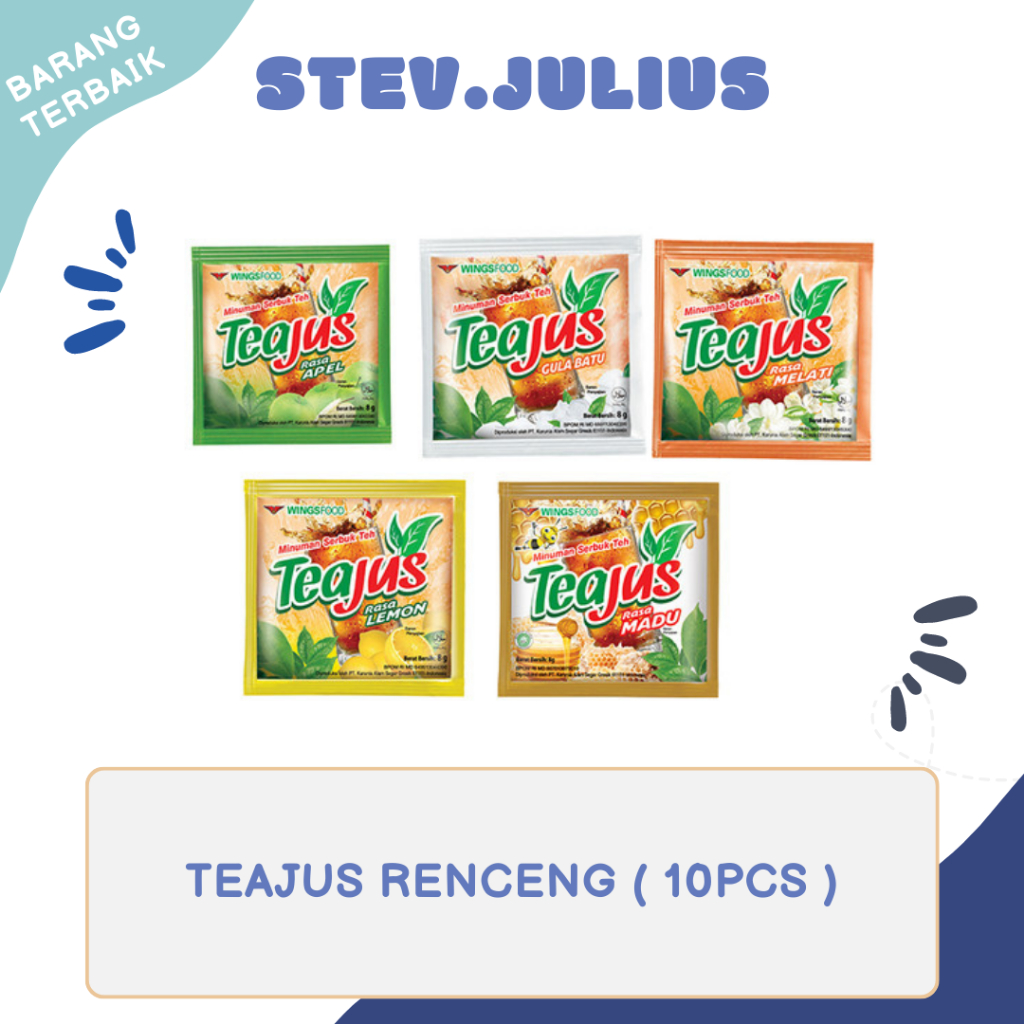 

TEAJUS ANEKA RASA 1 RENCENG 10BKS