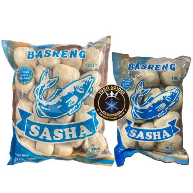 

Sasha basreng isi 10 dan 25 bakso goreng ikan 1kg dan 400gr