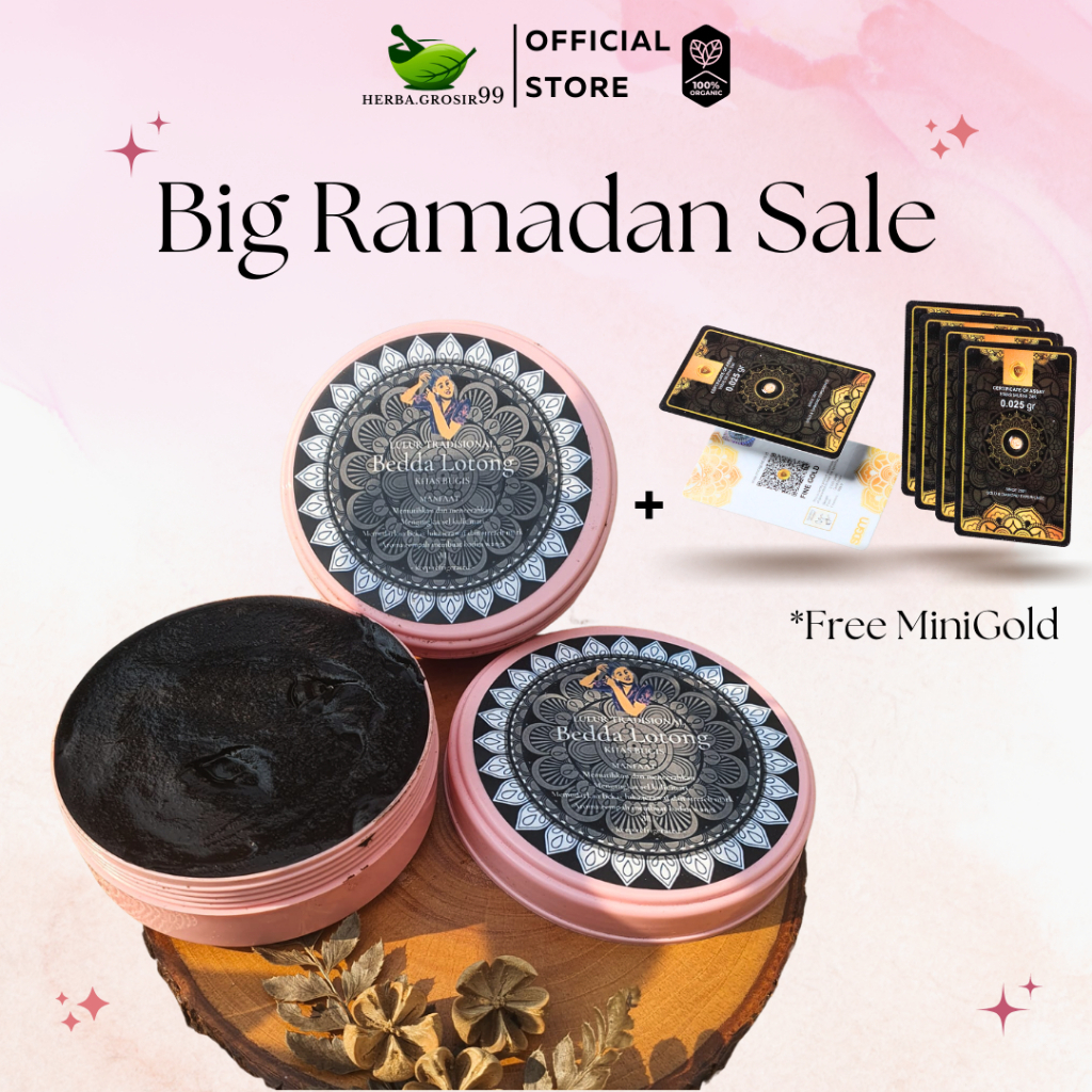TERMURAH beddak lotong asli 100gr / bedda lotong bugis / lulur bedak lotong bubuk /Lulur organic