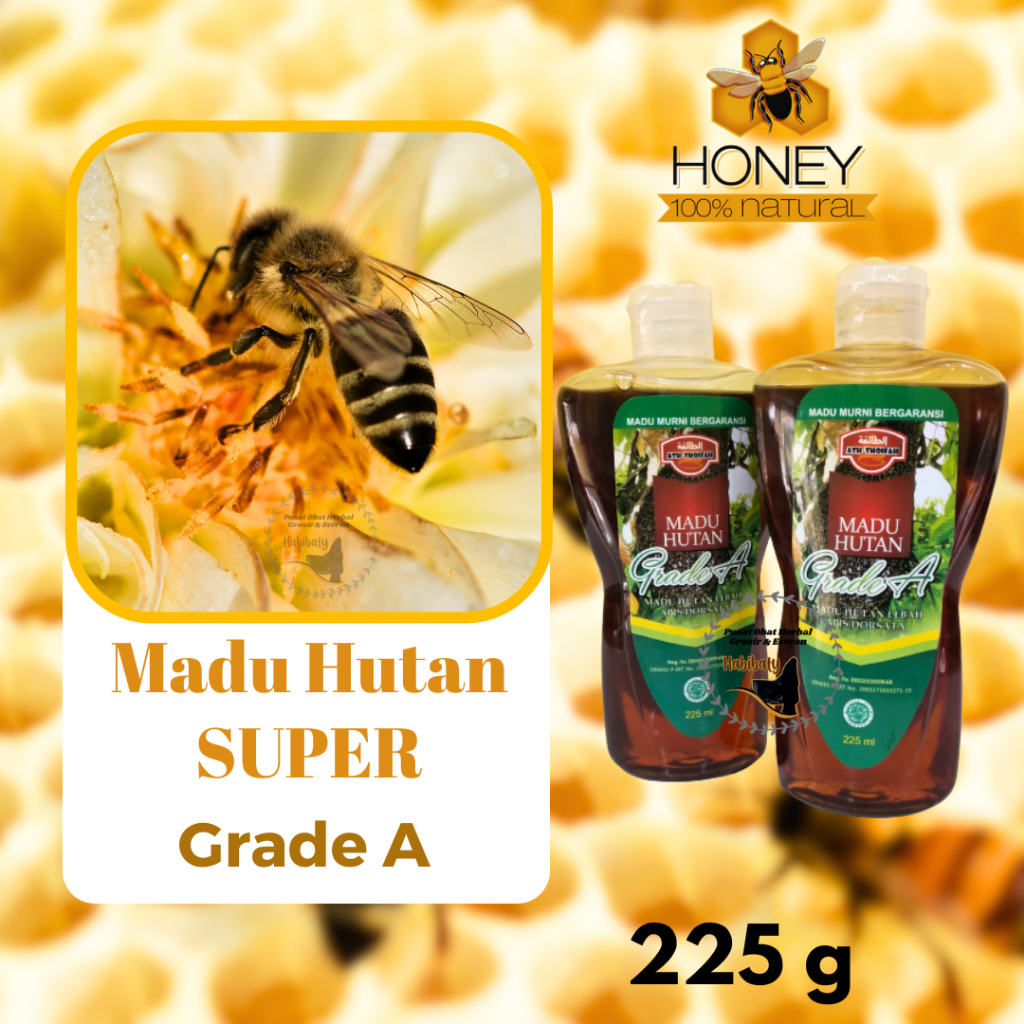 

Madu Hutan Asli Grade A 225 ml