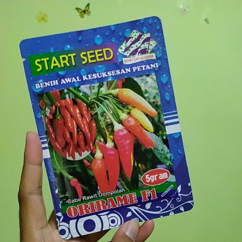 Benih Cabe Rawit ORIRAME isi 5gram -+1000 jiji