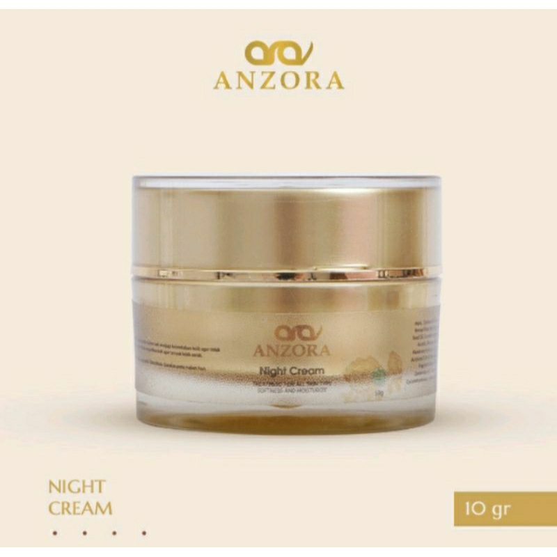 NIGHT CREAM GLOW ANZORA || ANZORA NIGHT CREAM GLOW || KRIM MALAM GLOW ANZORA