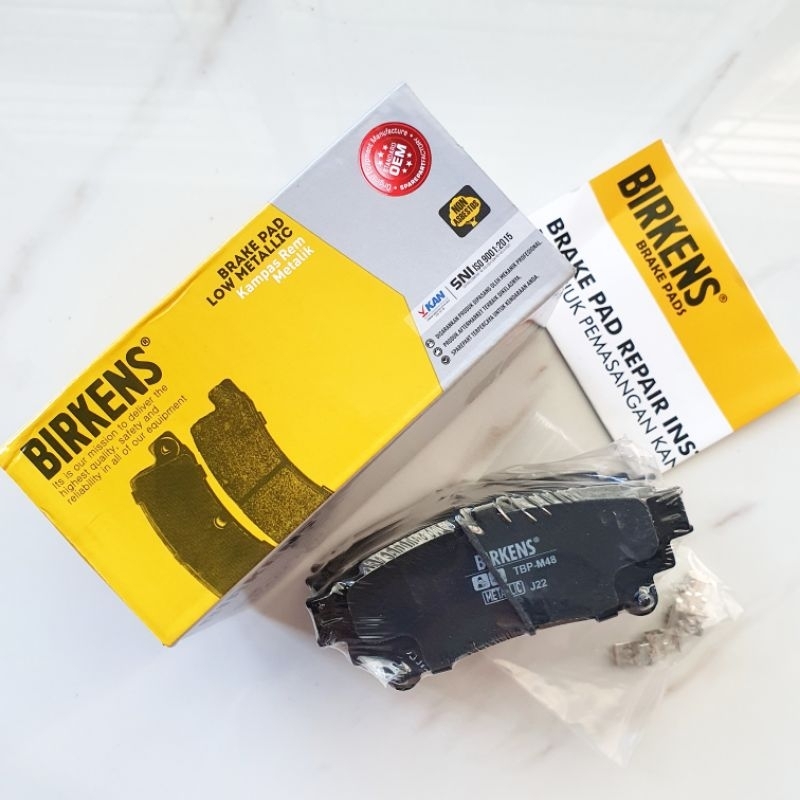 BIRKENS BRAKE PAD - KAMPAS REM BELAKANG SIENTA / LEXUS RX 270 REAR