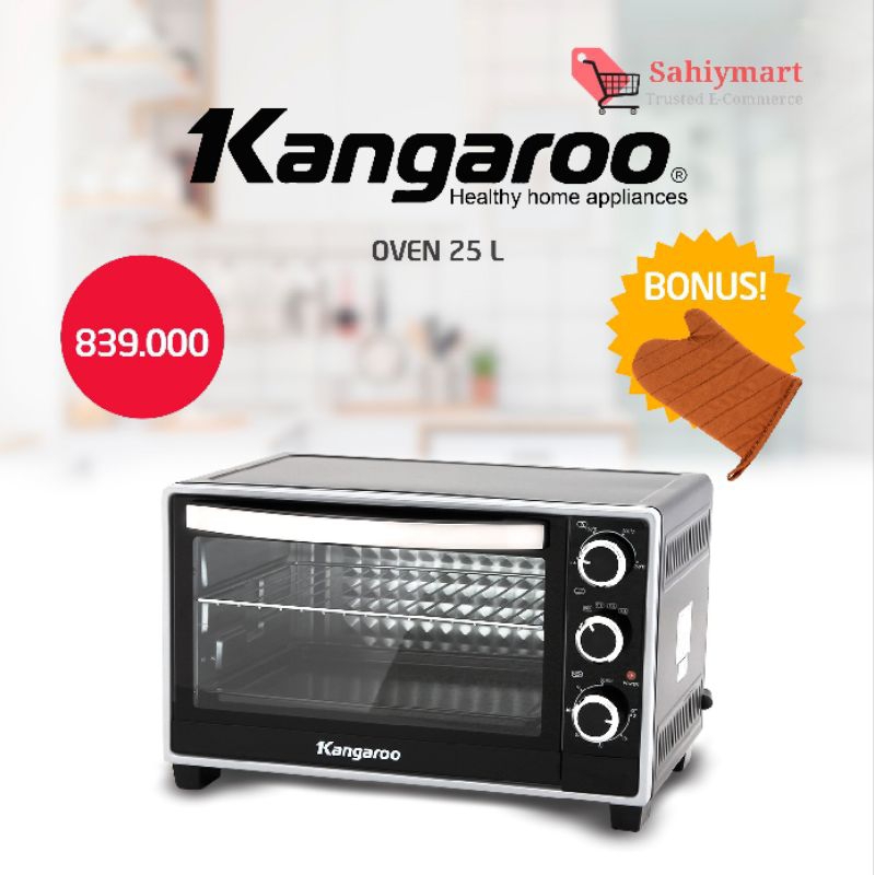 Kangaroo Oven 25 Liter | oven listrik kapasitas besar