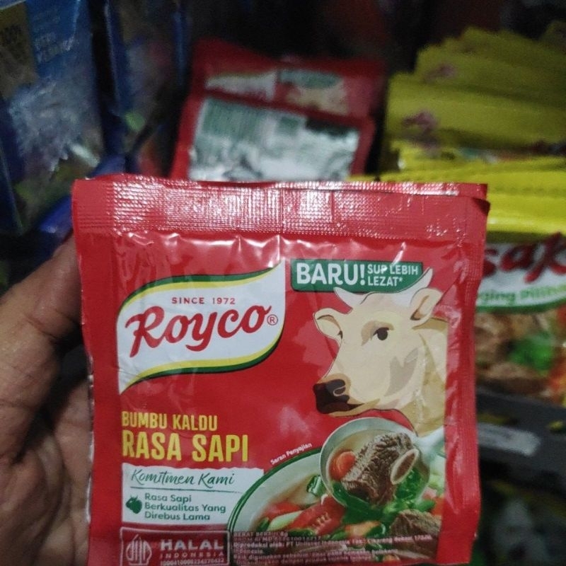 

Royco bumbu kaldu rasa sapi 8gr x 12 sachet