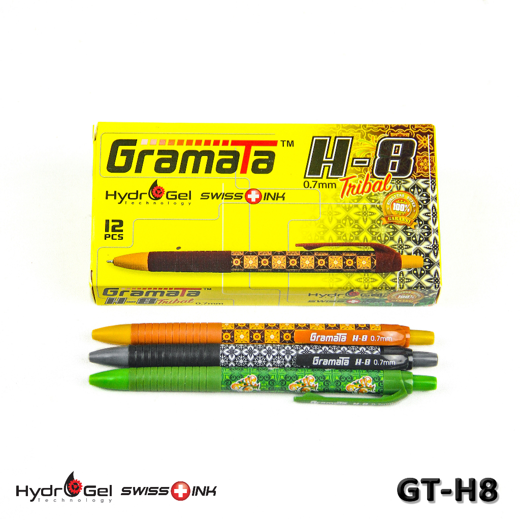 

SemiGel Pena Pulpen Gramata GT-H8 TRIBAL BATIK 0,7mm
