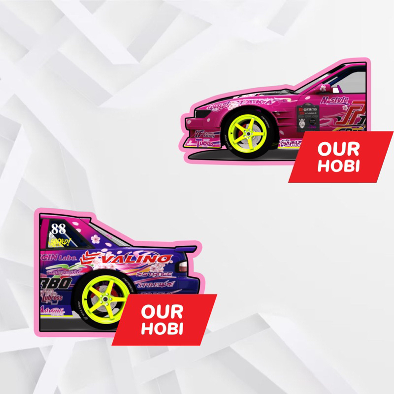 

Sticker Drift Intip Miki Takagi S13