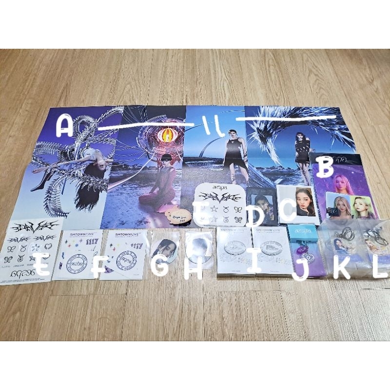 Pc Photocard Lenti Holo Phomag Pola Aespa Winter Karina Giselle Ningning BM Black Mamba Nl Next Leve