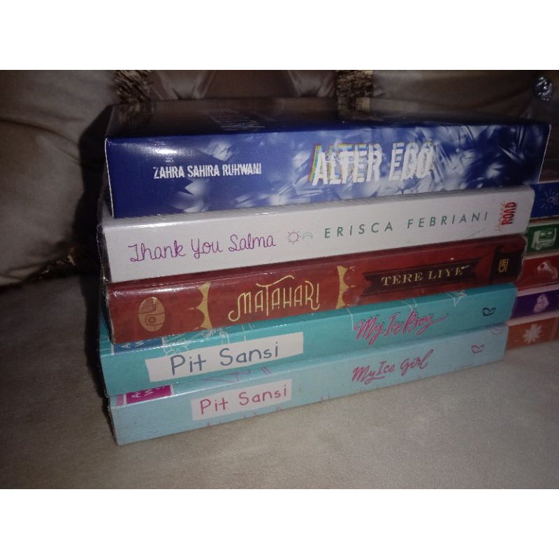 Preloved novel my ice boy/girl, alter ego, thank you salma, atlashella