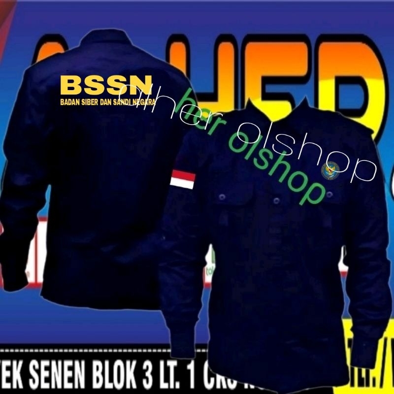 big size kemeja bssn baju bssn seragam bssn pdh bssn pdl bssn kemeja kerja bssn baju kerja bssn sera