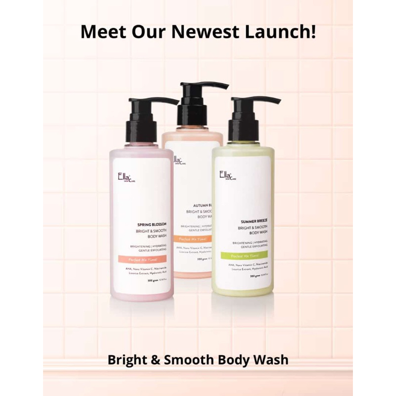 Bright & Smooth Body Wash Ella SkinCare