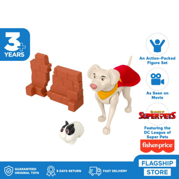 

Fisher-Price Promo League Aksesoris DC Murah - Hero Punch Super-Pets Figur Krypto