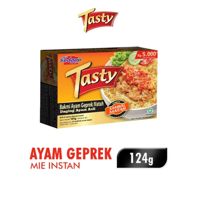 

Sedap Tasty Bakmi Ayam Geprek Matah 124 gram