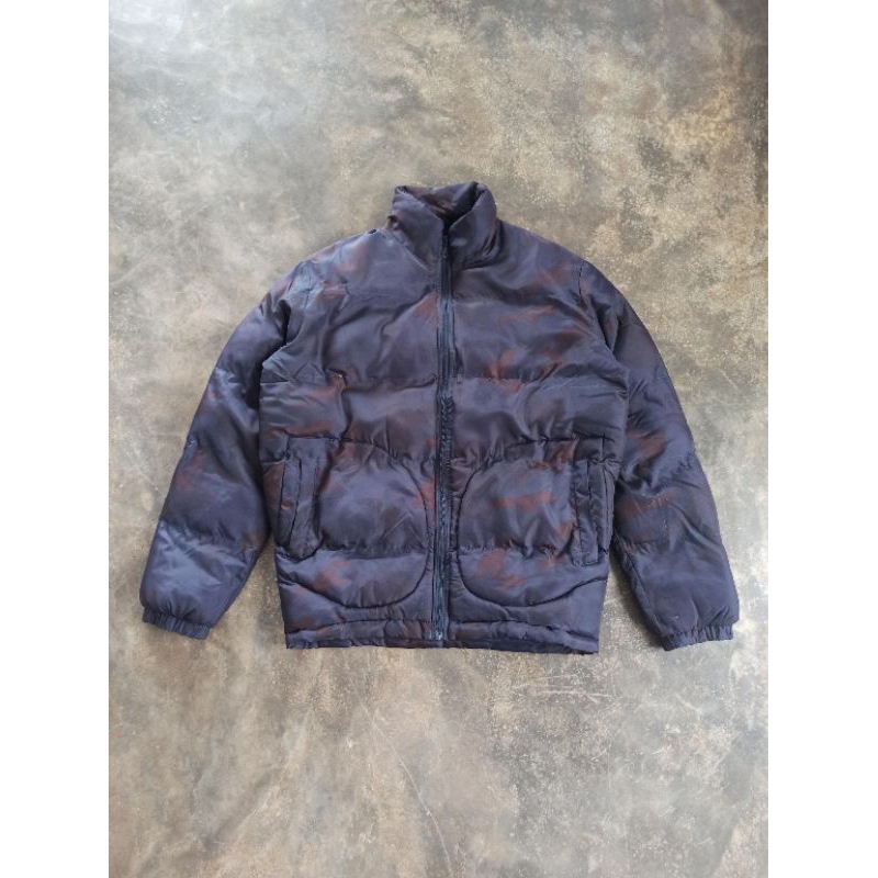 jaket puffer gelembung camo Point Loma