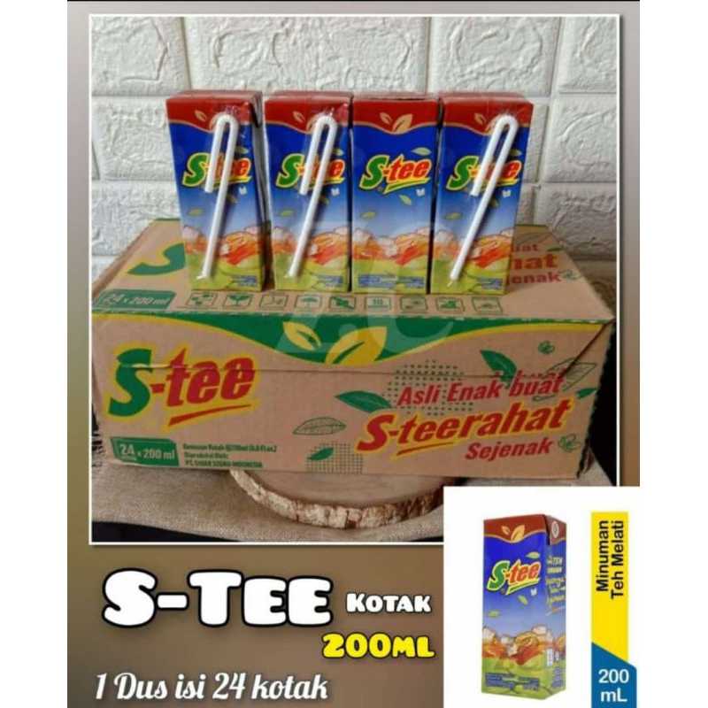 

Minuman S Tee kotak isi 24 pcs kartonan