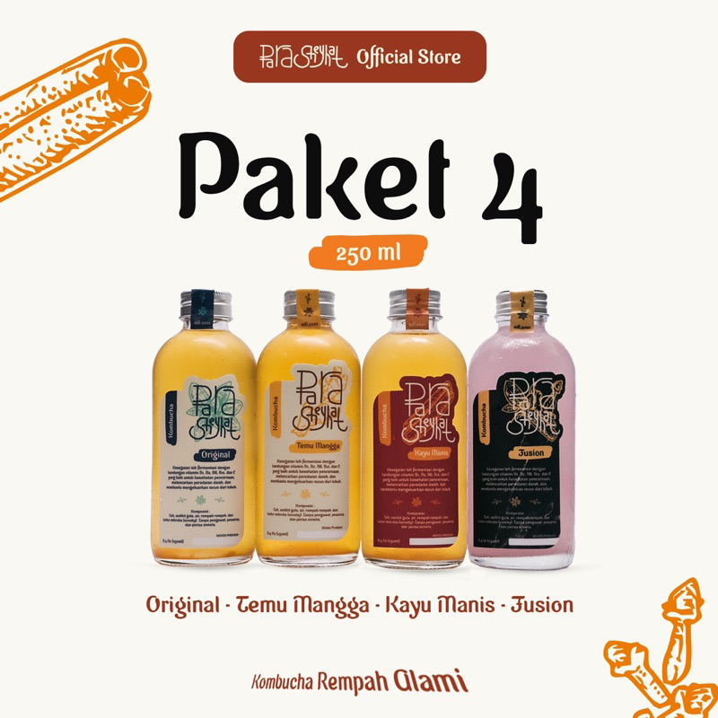 

Kombucha Parasheyhat - Hampers 4 Varian