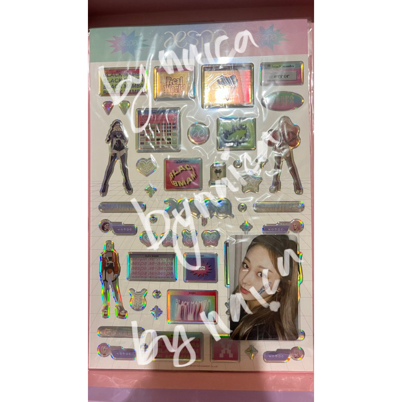 EPOXY BLACK MAMBA AESPA GISELLE