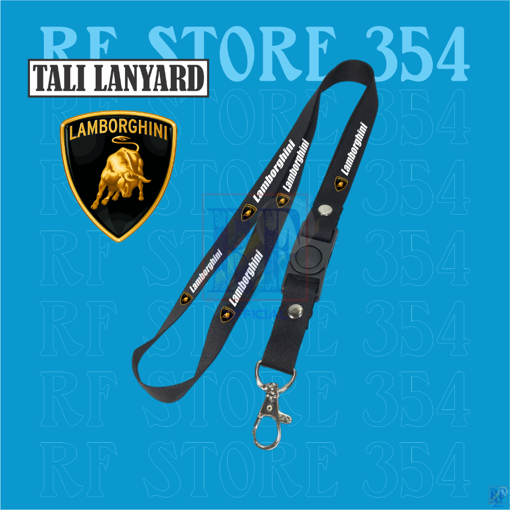 

TALI LANYARD LAMBORGHINI | TALI GANTUNGAN MEREK LAMBORGINI HP NAME TAGE ID CARD / TALI LEHER | GANTUNGAN KUNCI