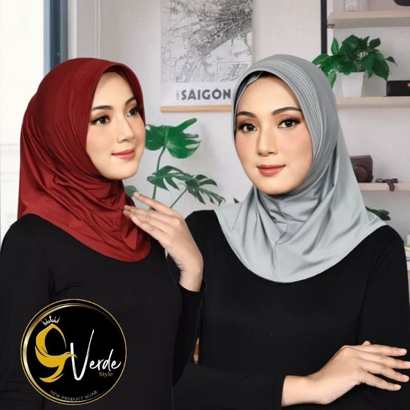 Jilbab Sport Besar // Hijab Sport // Hijab instan Jersey || Hijab instan || Bergo Sport