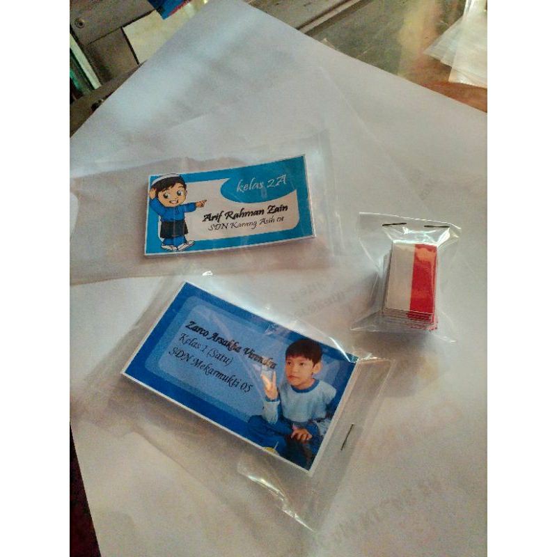 

stiker buku custom nama