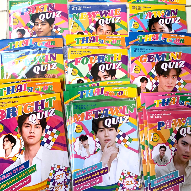 (READY) TTS - TEKA TEKI SILANG COVER THAI ACTOR VERSION (Bright, Win, Tay, New, Pond, Phuwin, Gemini