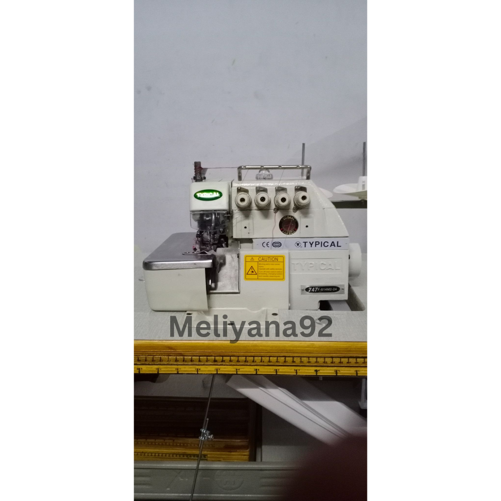 Mesin Obras Typical timbul Benang 4 Second Mulus Dinamo Servo