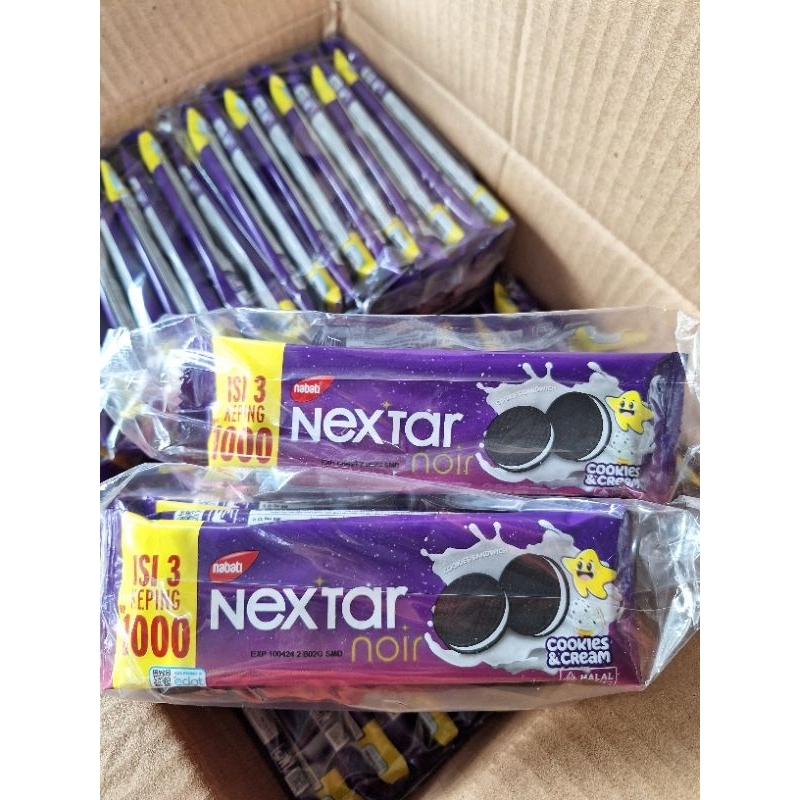 

Nabati Nextar Noir Rasa Cookiez & Cream (1pak isi 10pcs)