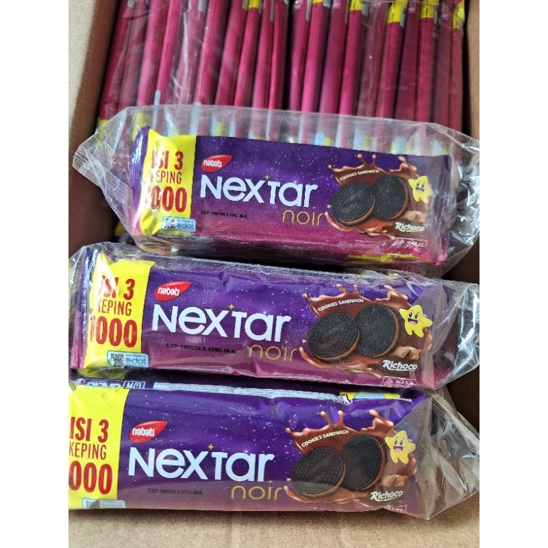 

Nabati Nextar Noir Richoco Rasa Coklat ( 1pack isi 10pcs)