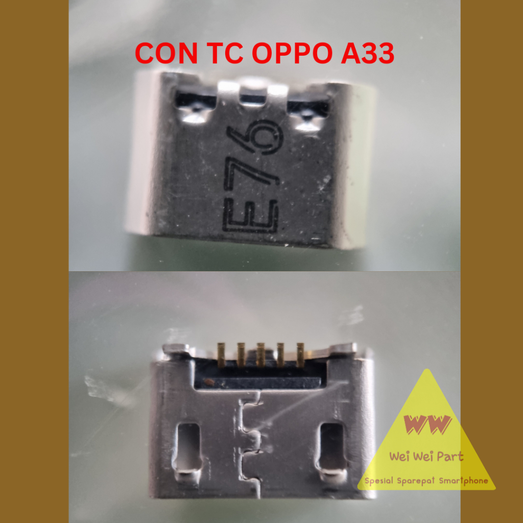 PIC OPPO A33 / CONECTOR CAS / KONEKTOR CHARGER OPPO A53 / A51 / NEO 7