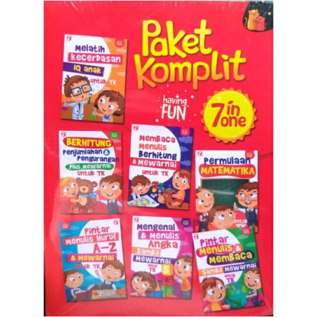 Buku Belajar Anak PAKET KOMPLIT TK & PAUD 7 In One