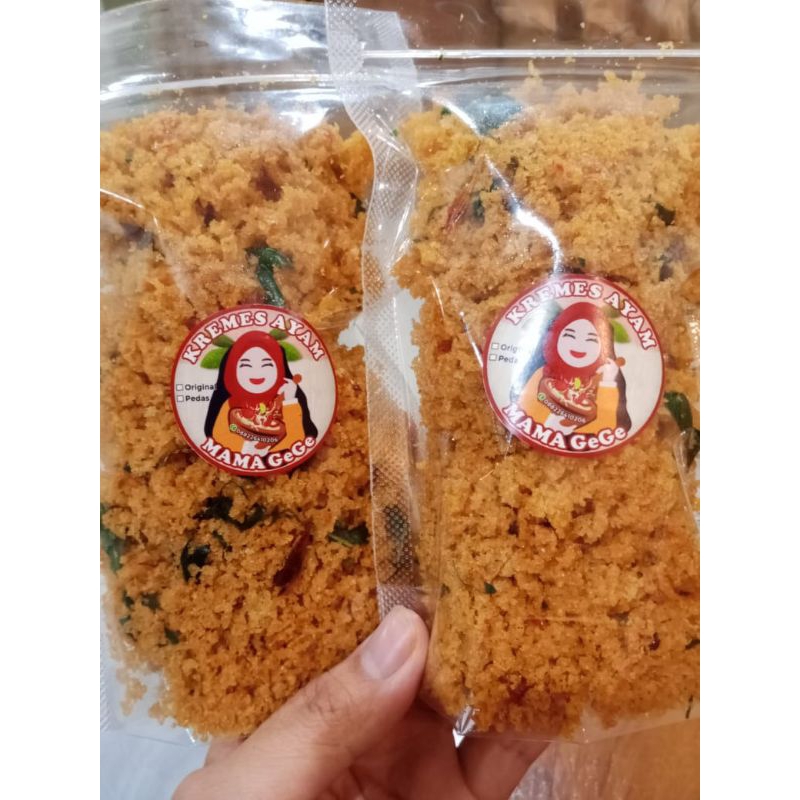 

Kremes Ayam Kremes Ayam Pedes Daun Jeruk 130 gram