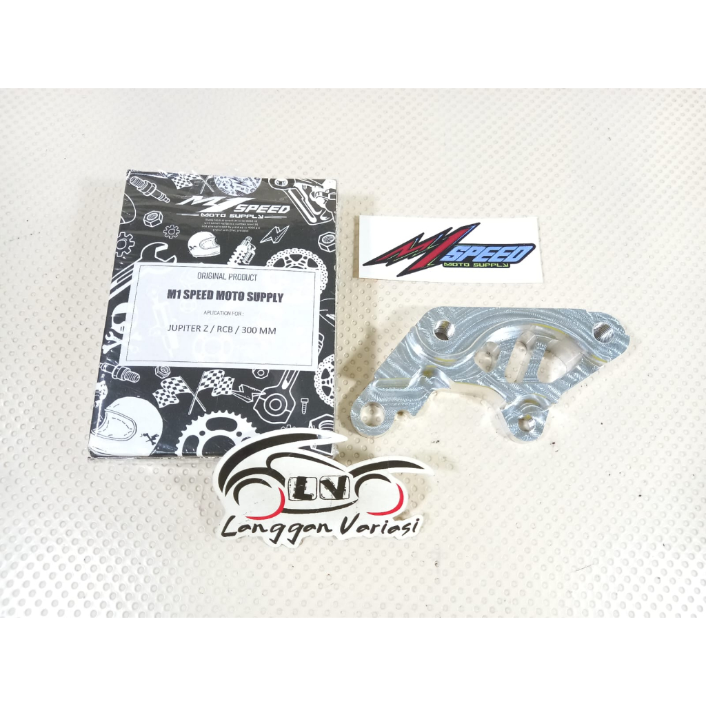 Bracket Braket Dudukan Kaliper RCB S1 2 Piston 2P Jupiter Z F1zr Fizr M1 Speed Disc 300 mm